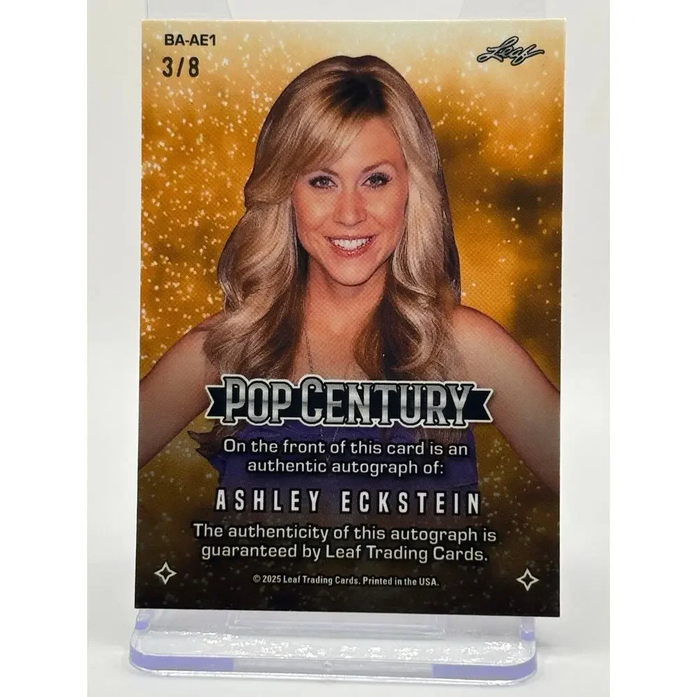 2025 Leaf Pop Cenutry Ashley Eckstein Pink Auto 3/8 SP Inscribed “Ahsoka Tano”